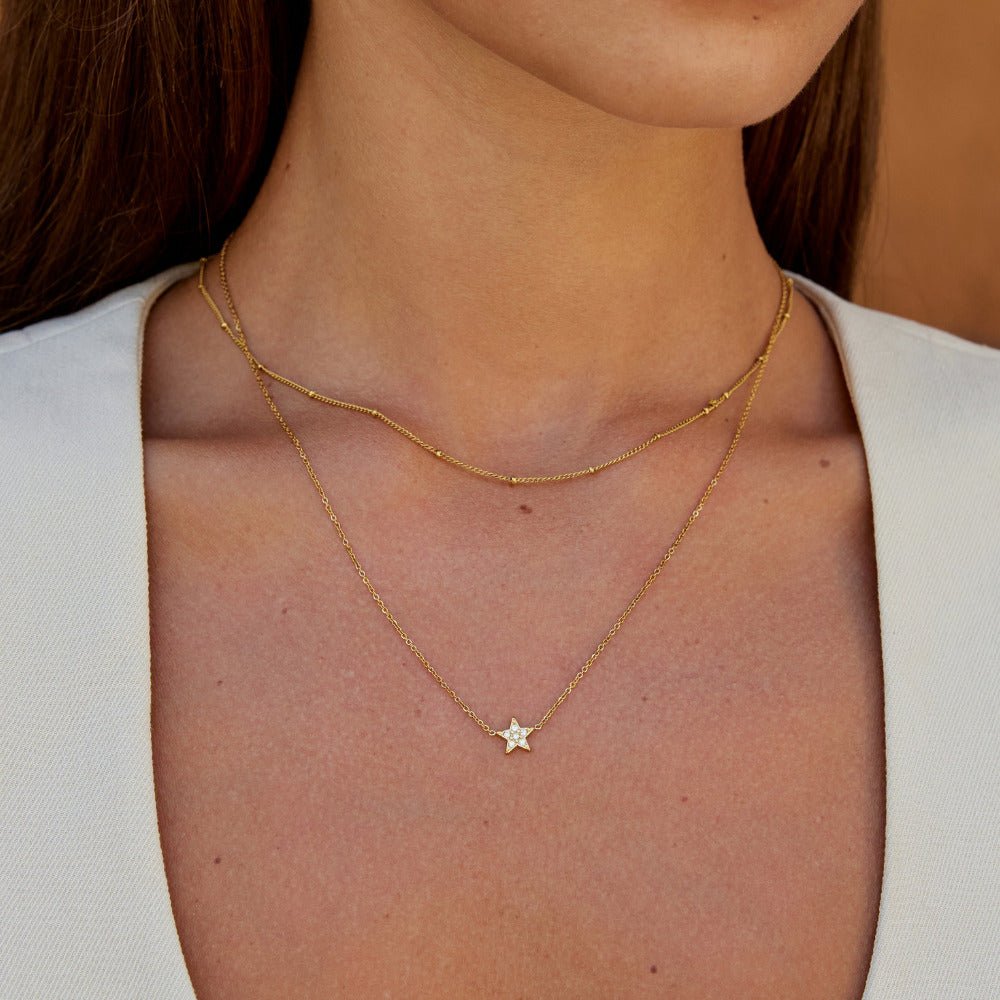 Tiny Shooting Star Necklace