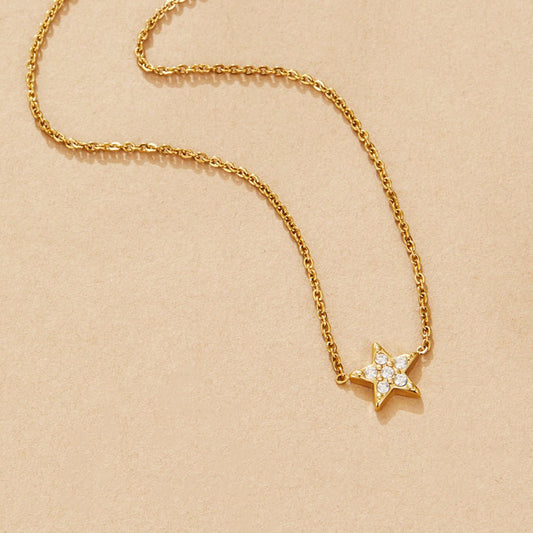 Tiny Shooting Star Necklace