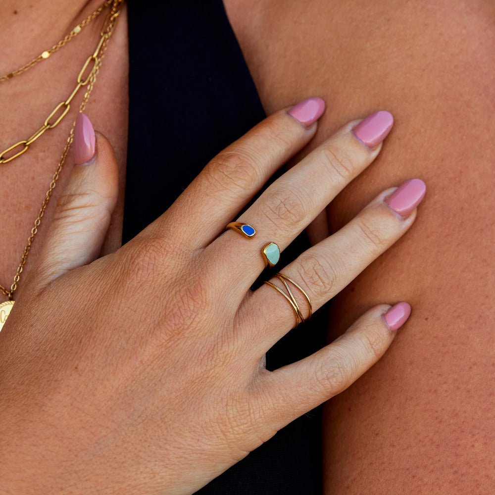 Sahara Turquoise Wrap Ring
