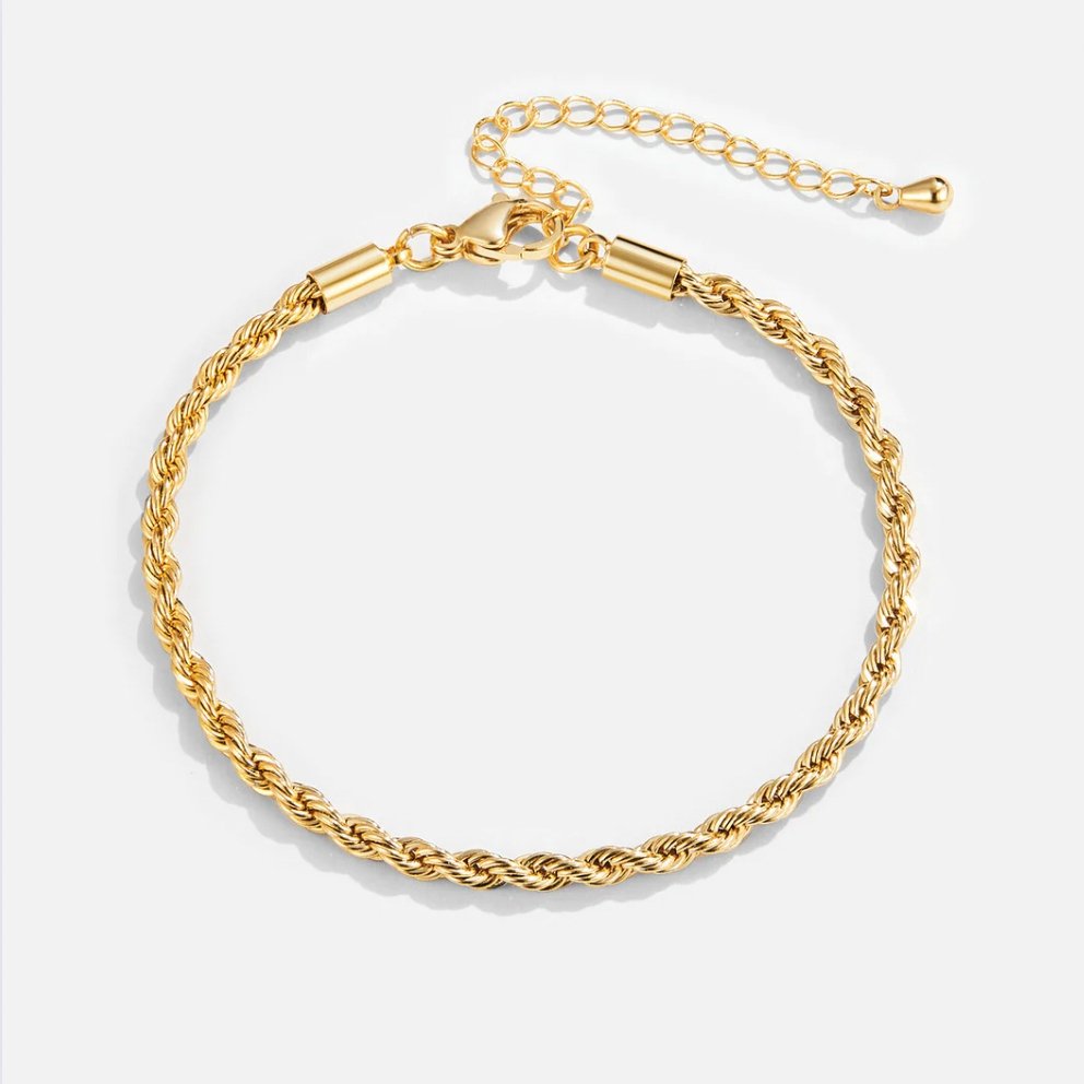 Twisted Gold-Tone Bracelet