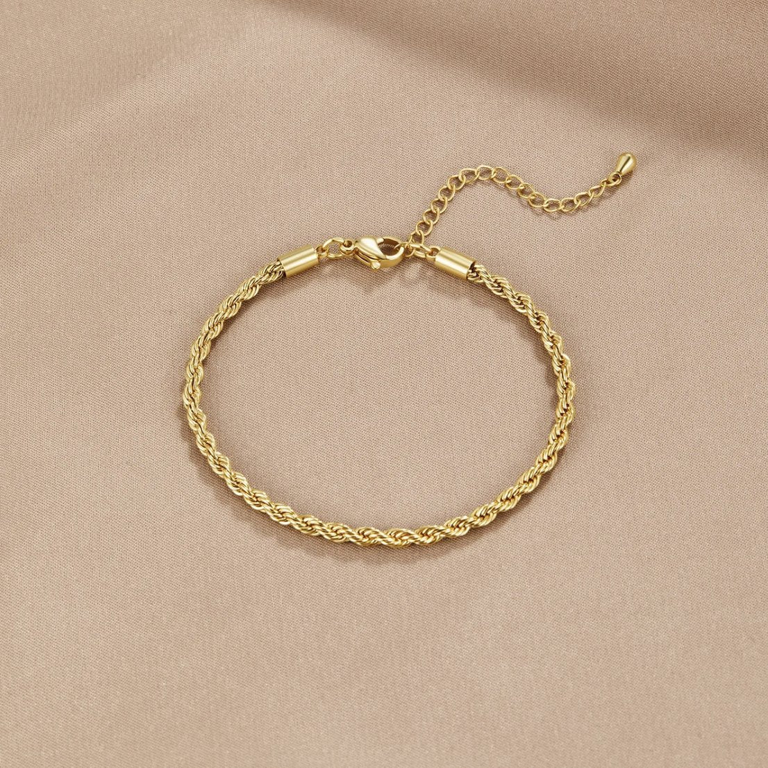 Twisted Gold-Tone Bracelet
