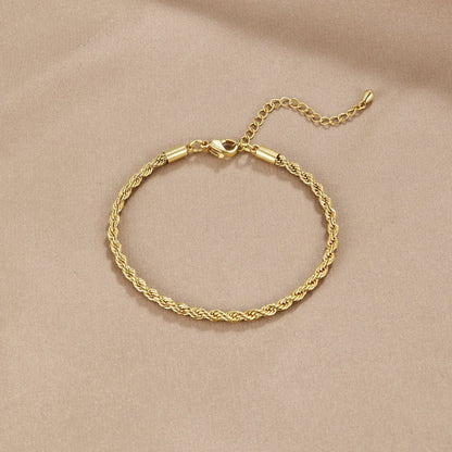 Twisted Gold-Tone Bracelet