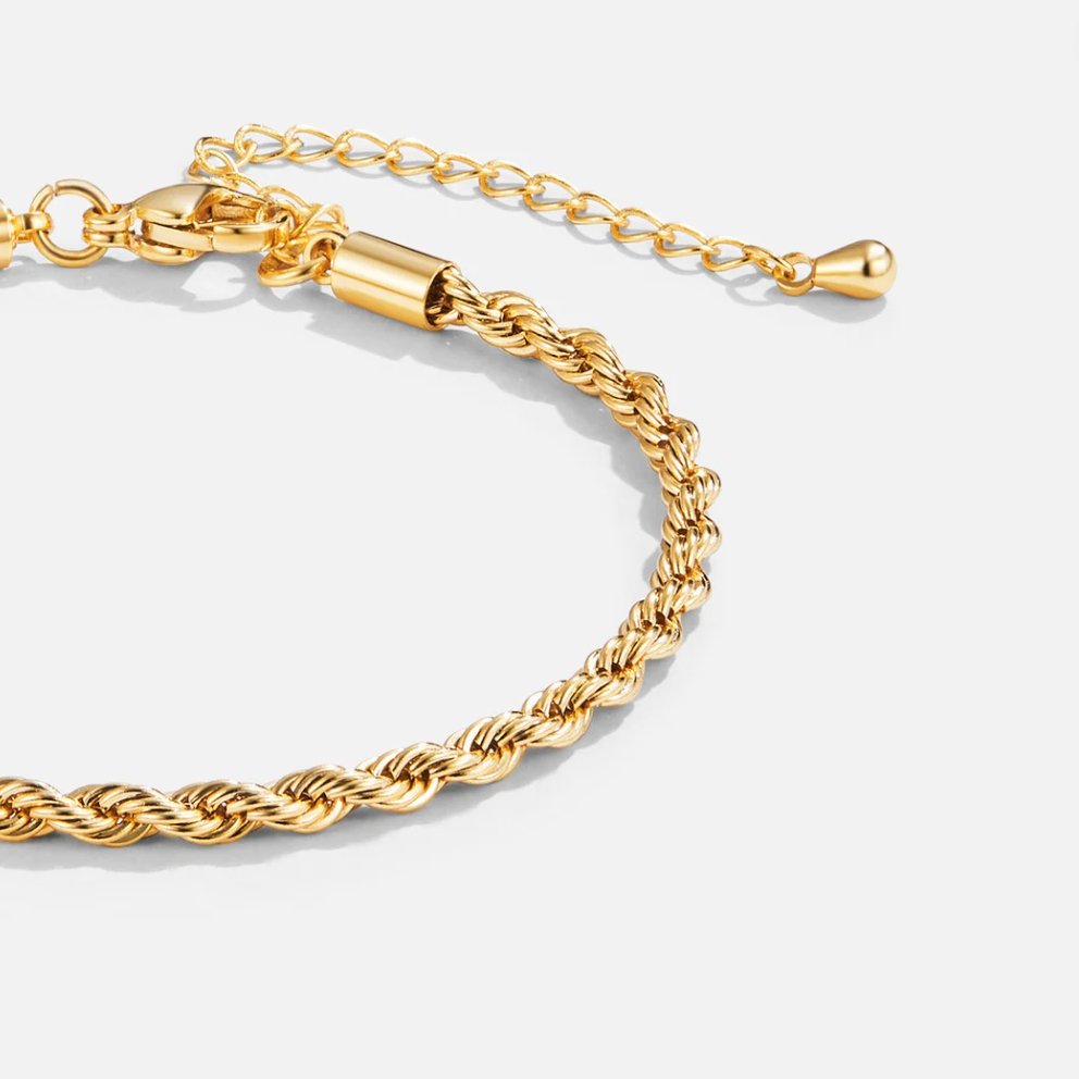 Twisted Gold-Tone Bracelet