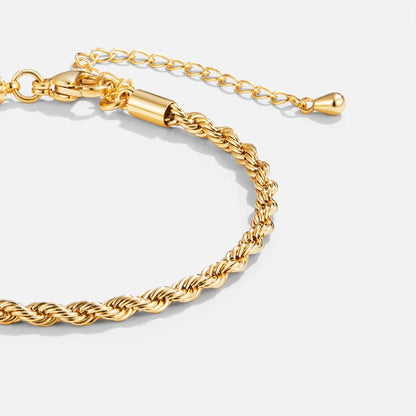 Twisted Gold-Tone Bracelet