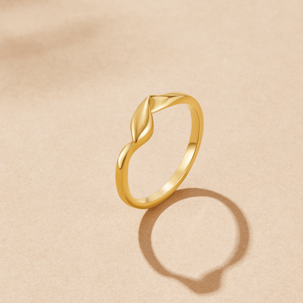 Twisted Athena Gold-Tone Ring