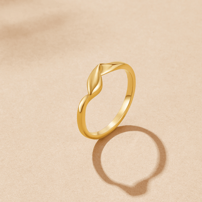 Twisted Athena Gold-Tone Ring