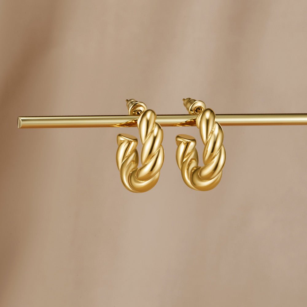 Felicity Twisted Hoop Earrings