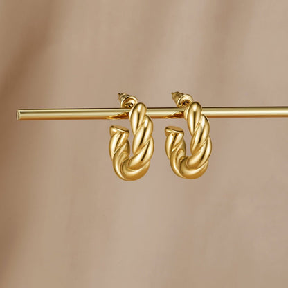 Felicity Twisted Hoop Earrings