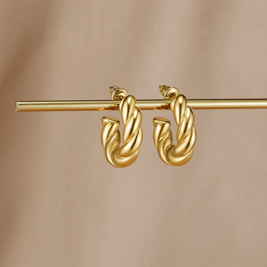 Felicity Twisted Hoop Earrings