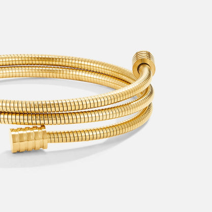 Twisted Gold-Tone Rope Bracelet