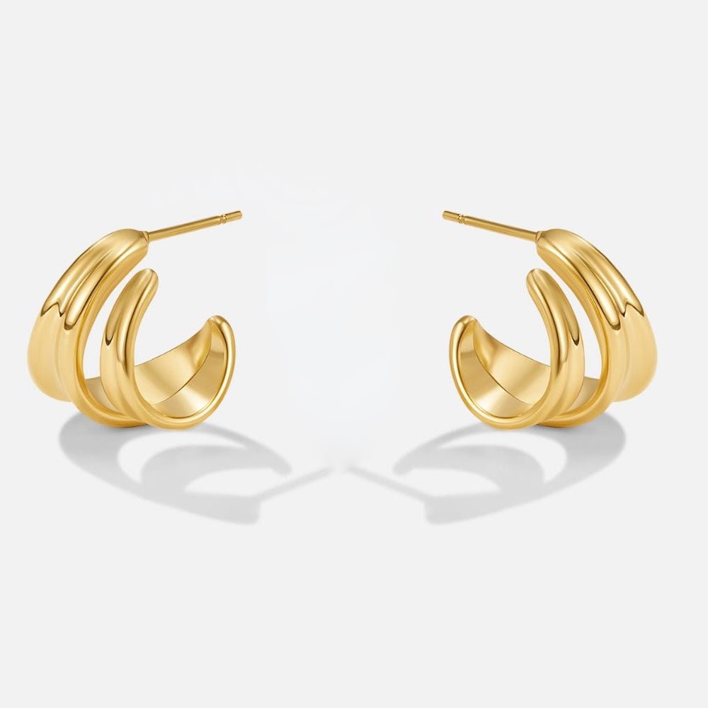 Ivana Twisted Hoop Earrings