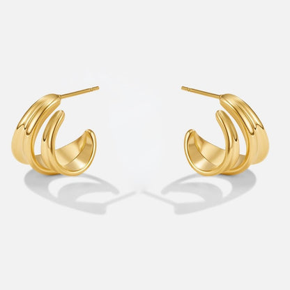 Ivana Twisted Hoop Earrings
