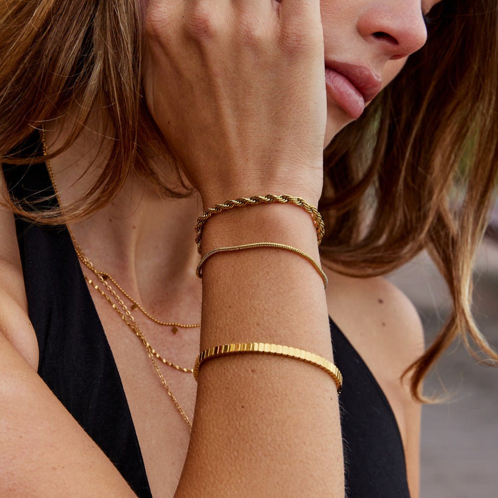 Leila Twisted Layered Bracelet
