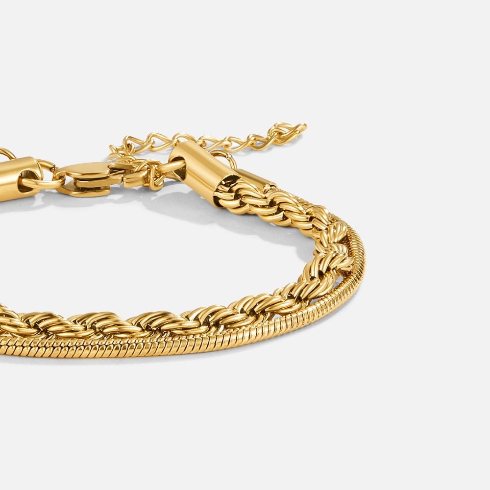 Leila Twisted Layered Bracelet