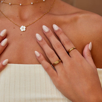 Mia Twisted Gold-Tone Ring