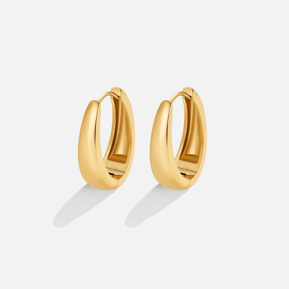 Valentina Gold-Tone Hoop Earrings