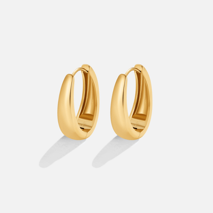 Valentina Gold-Tone Hoop Earrings