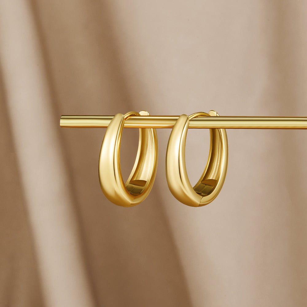 Valentina Gold-Tone Hoop Earrings