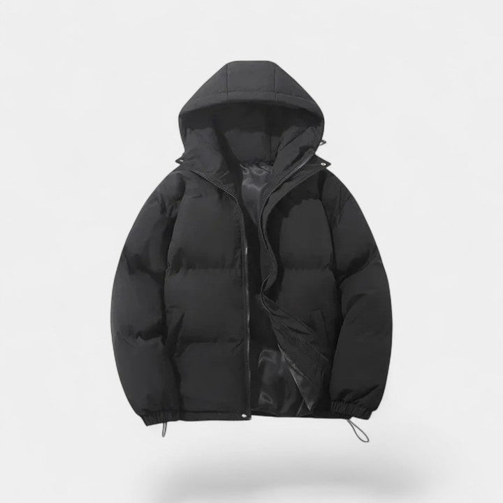 Men's Quilted Coat – Relaxed Fit Winter Outerwear