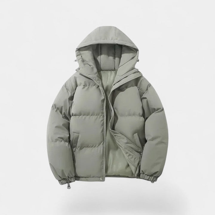 Men's Quilted Coat – Relaxed Fit Winter Outerwear