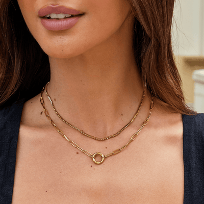 Via Gold-Tone Chain Necklace