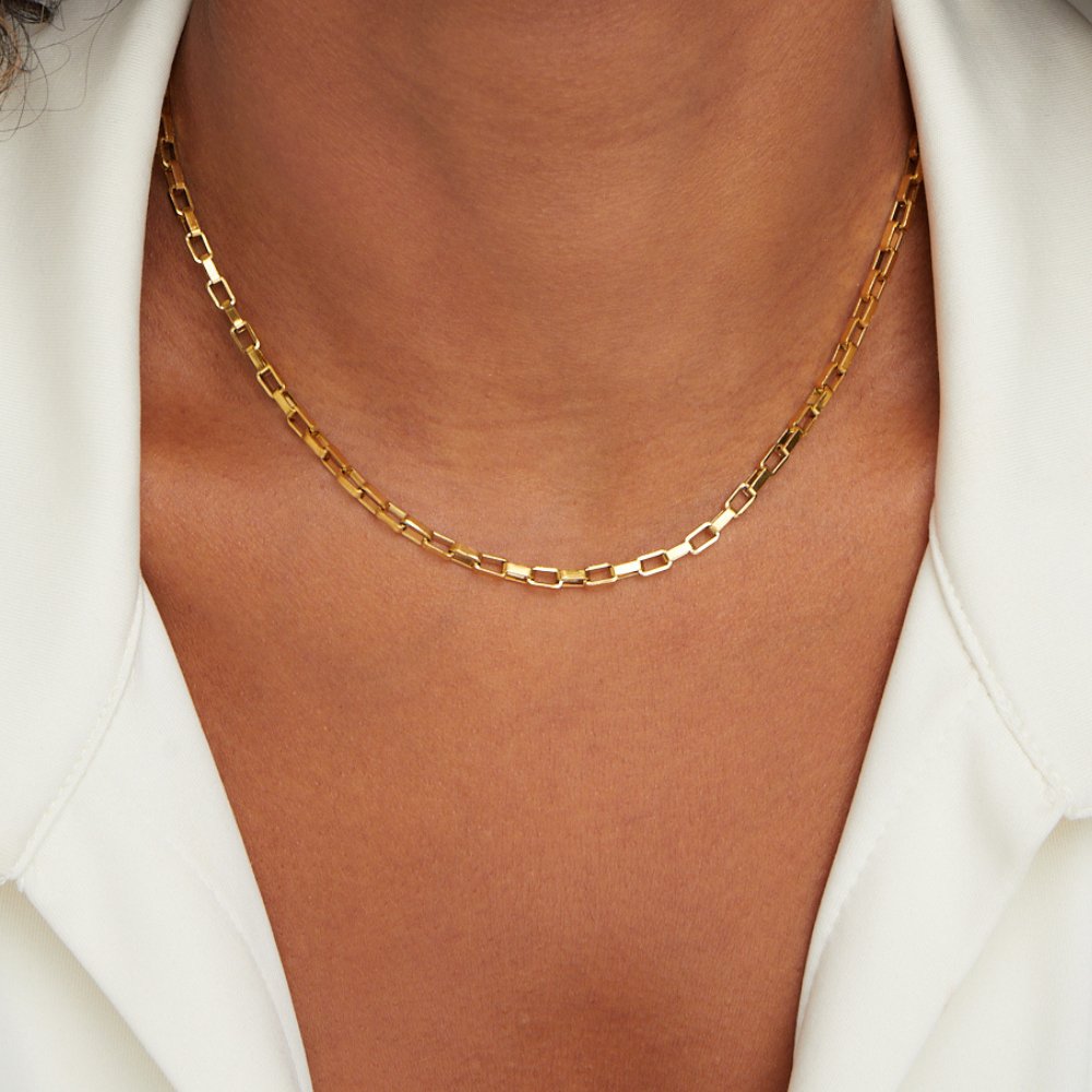 Venna Gold-Tone Chain Necklace