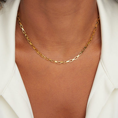 Venna Gold-Tone Chain Necklace
