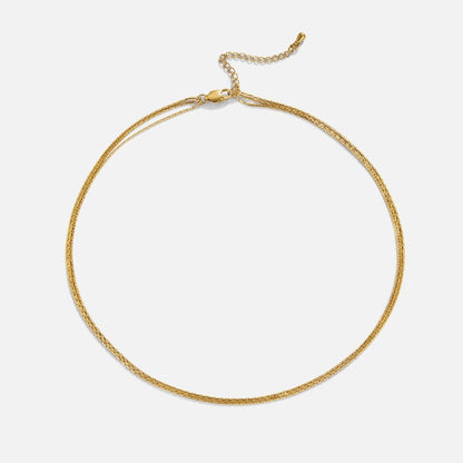 Vina Gold-Tone Multi Layered Chain Necklace
