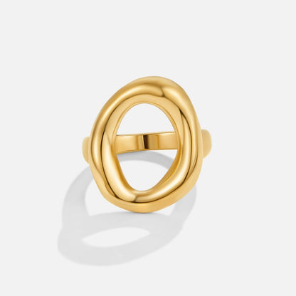 Vina Molten Gold-Tone Ring