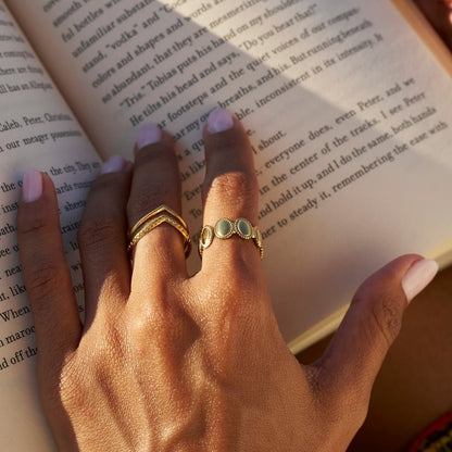 Vintage Athena Gold-Tone Ring