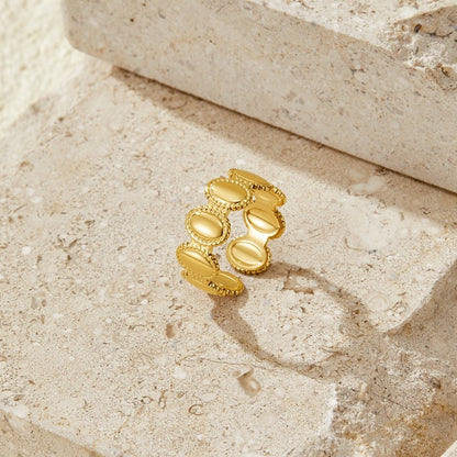 Vintage Athena Gold-Tone Ring
