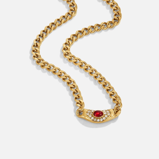 Vintage Cleopatra Gold-Tone Necklace