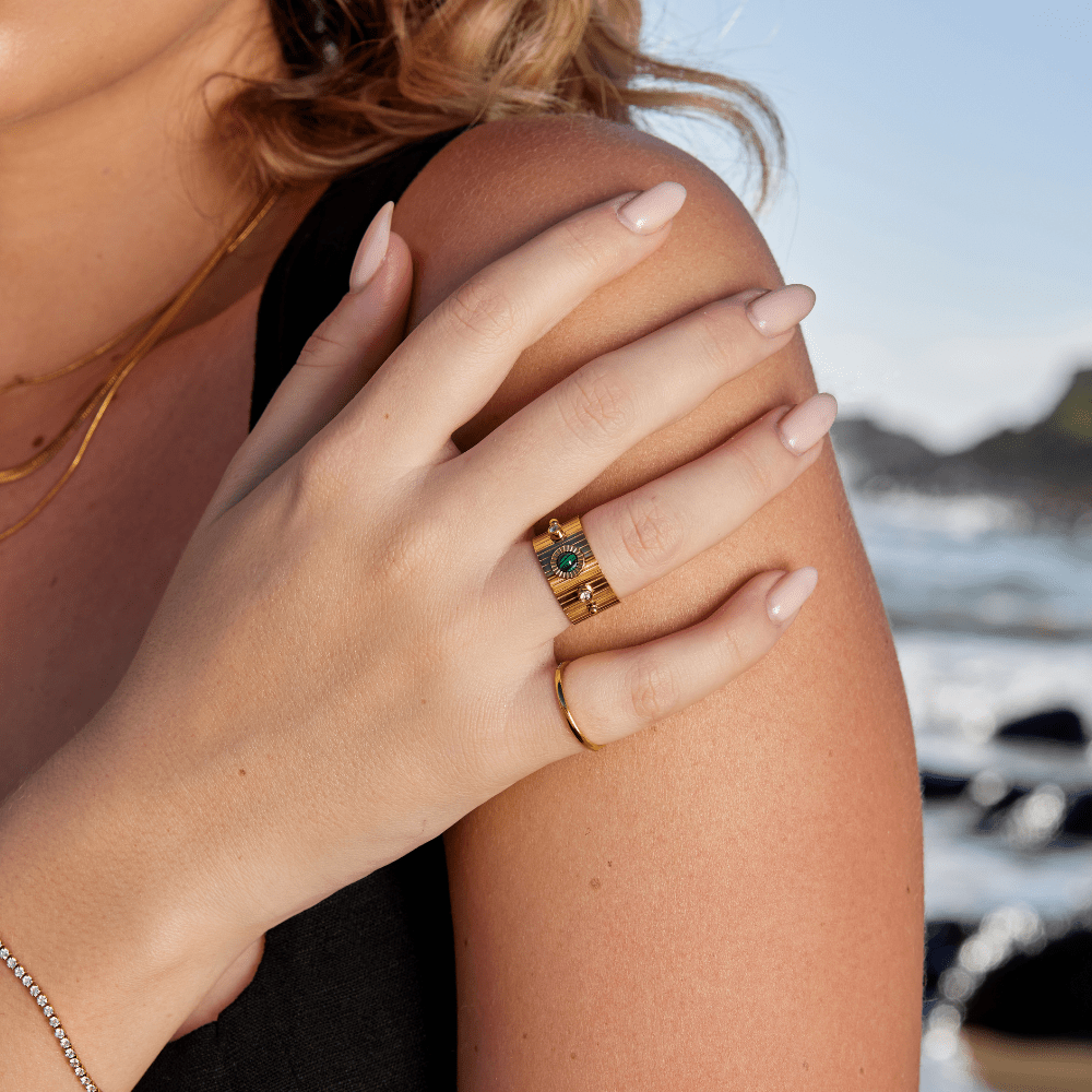 Vintage Dakota Gold-Tone Ring