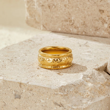 Elodie Vintage Gold-Tone Ring