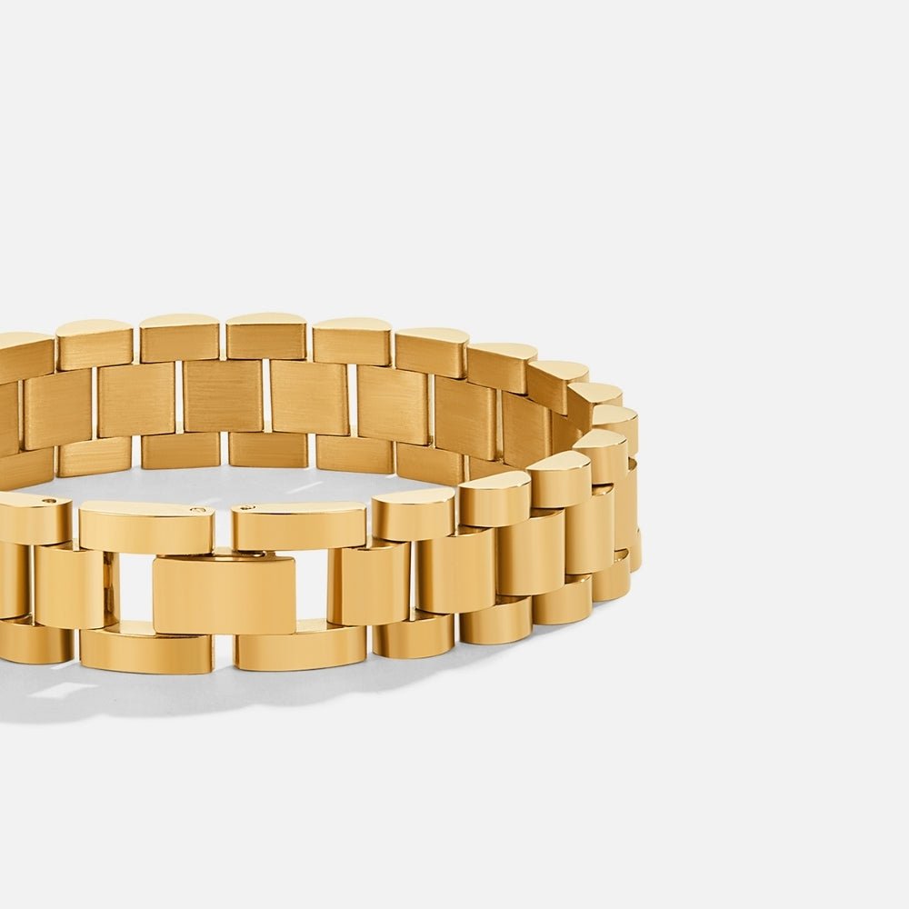 Gold-Tone Watch Chain Bracelet