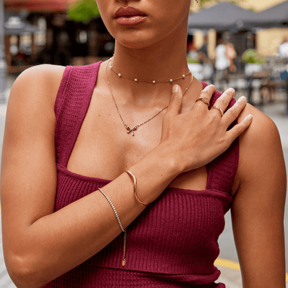 Wave Gold-Tone Bracelet