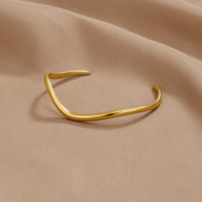 Wave Gold-Tone Bracelet