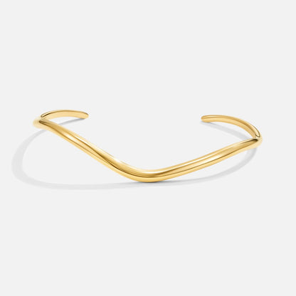 Wave Gold-Tone Bracelet