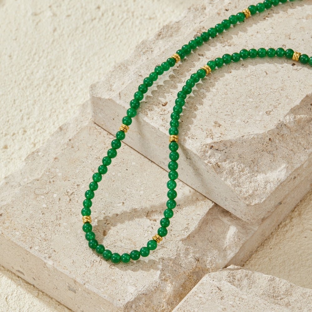 Winona Green Stone Necklace