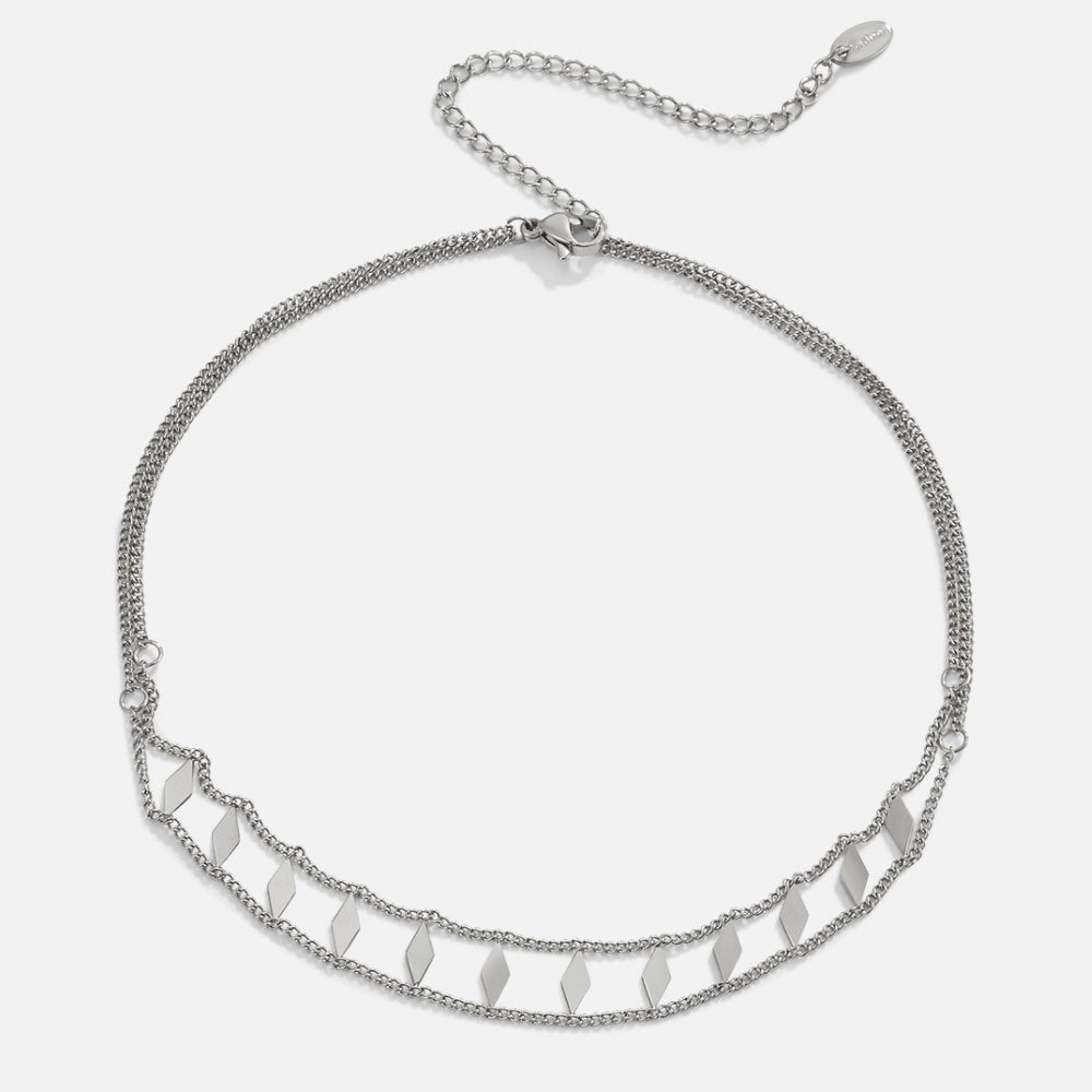 Zara Silver-Tone Choker Necklace
