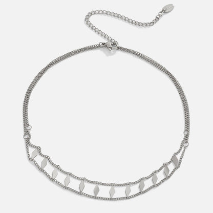 Zara Silver-Tone Choker Necklace