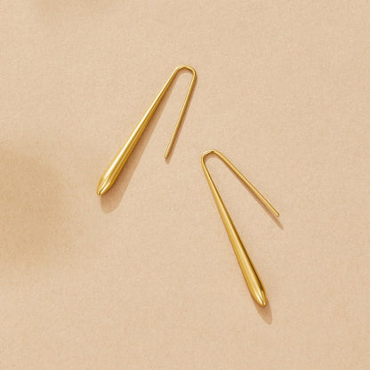 Zia Gold-Tone Drop Earrings