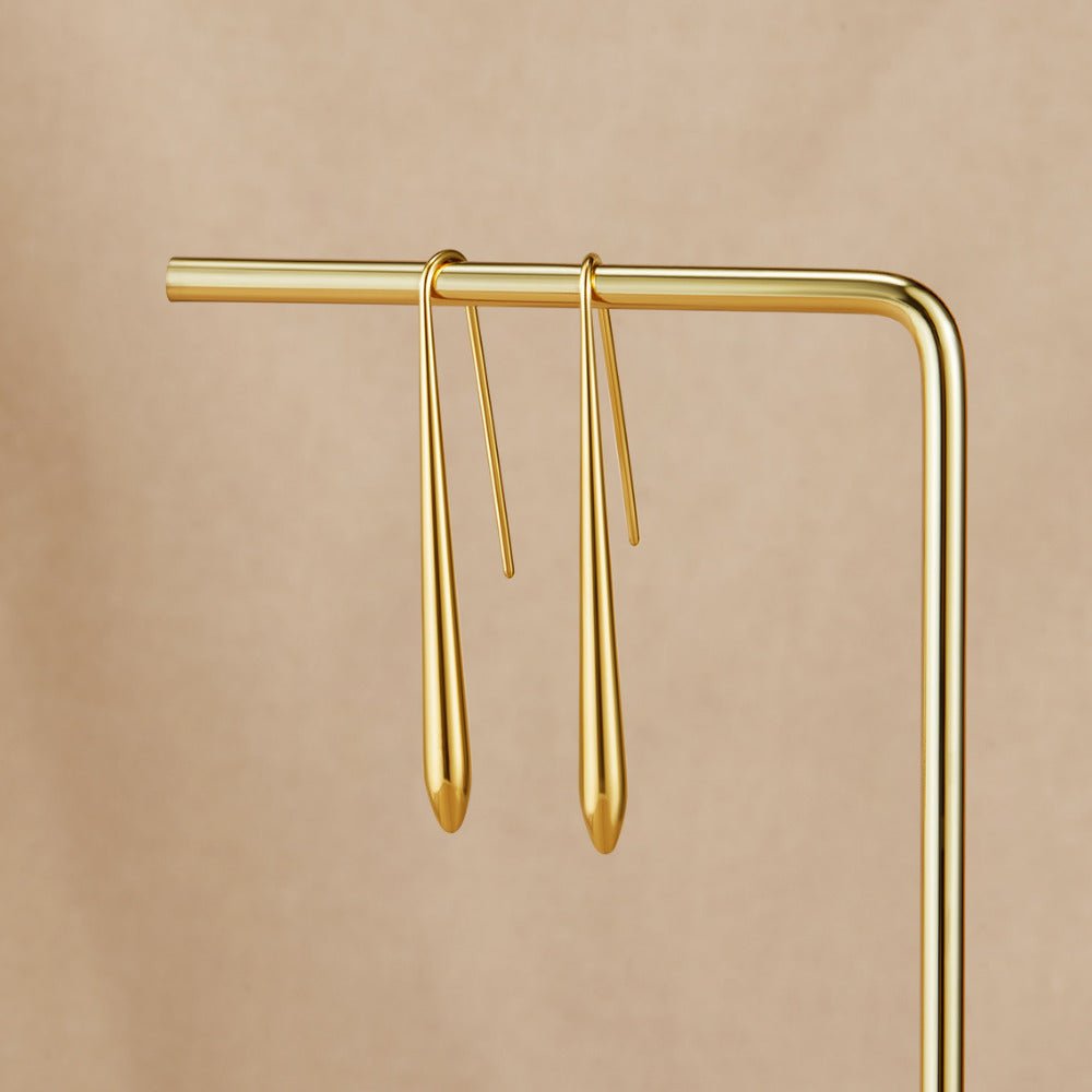 Zia Gold-Tone Drop Earrings