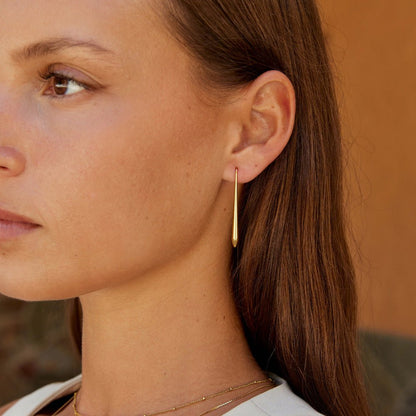 Zia Gold-Tone Drop Earrings