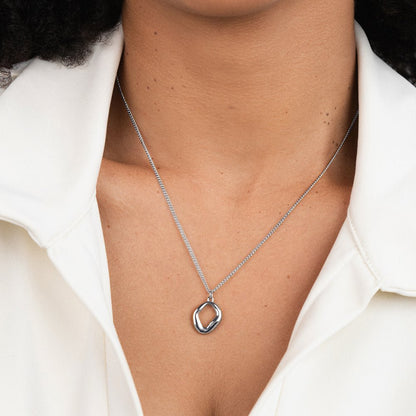 Zola Geometric Silver-Tone Necklace