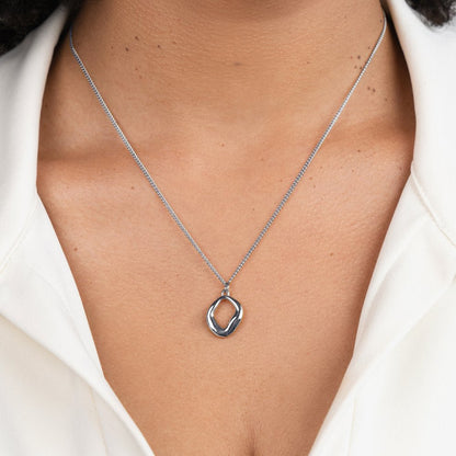 Zola Geometric Silver-Tone Necklace