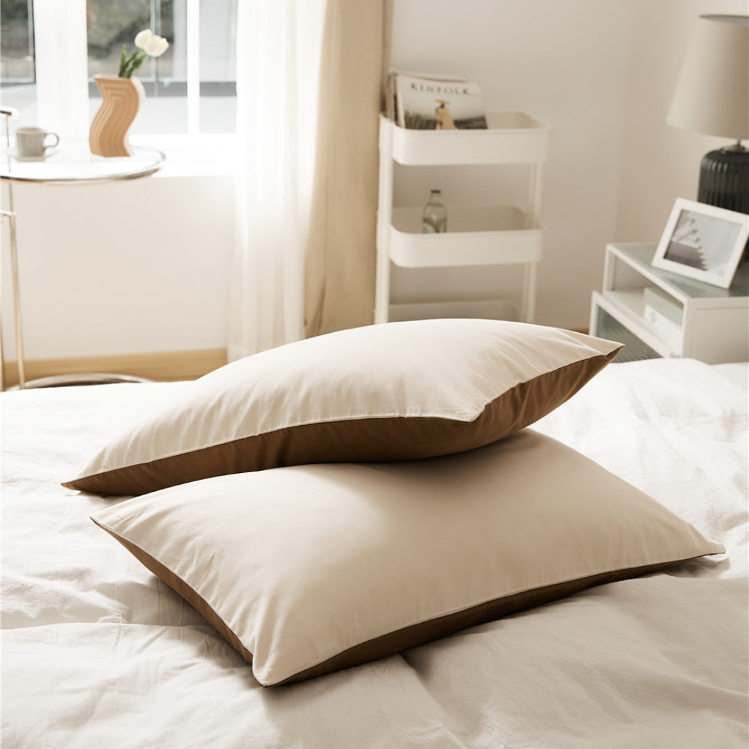 Solid color 100% cotton Pillowcase