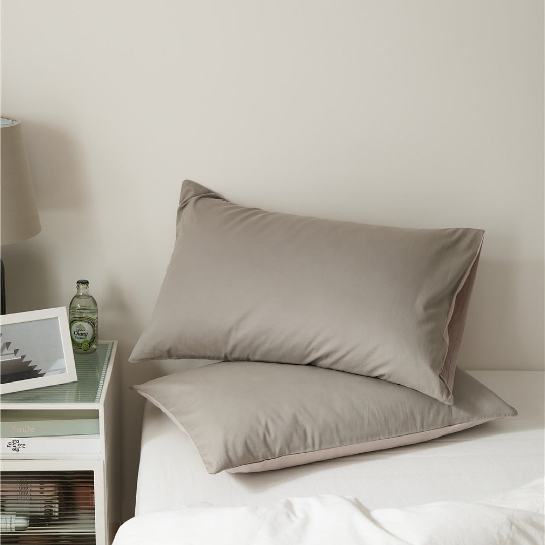 Solid color 100% cotton Pillowcase