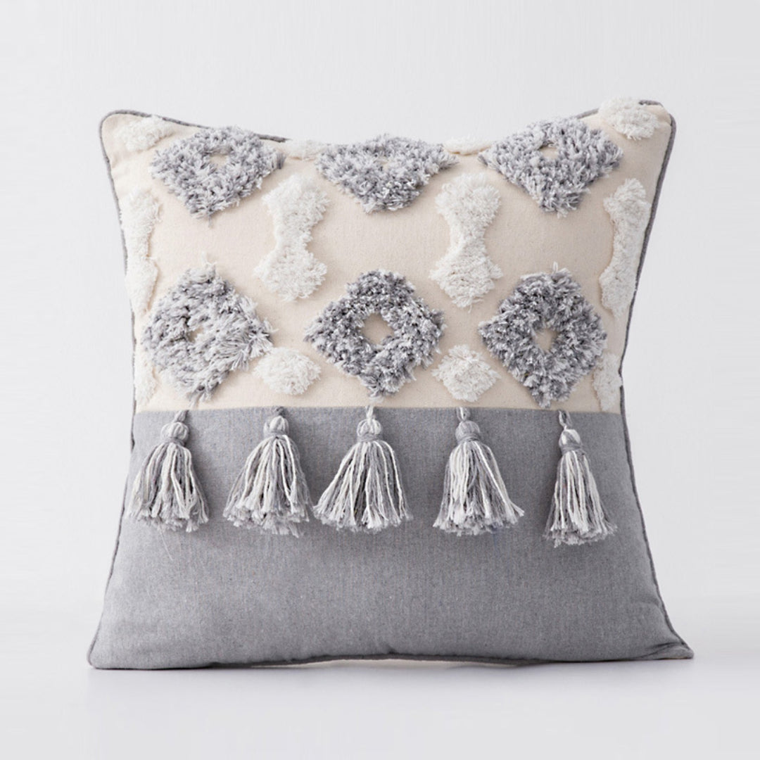 Moroccan style tufted Cushion Cover