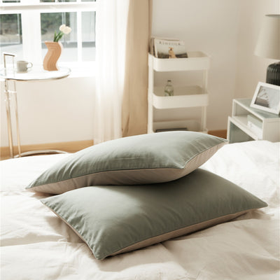 Solid color 100% cotton Pillowcase